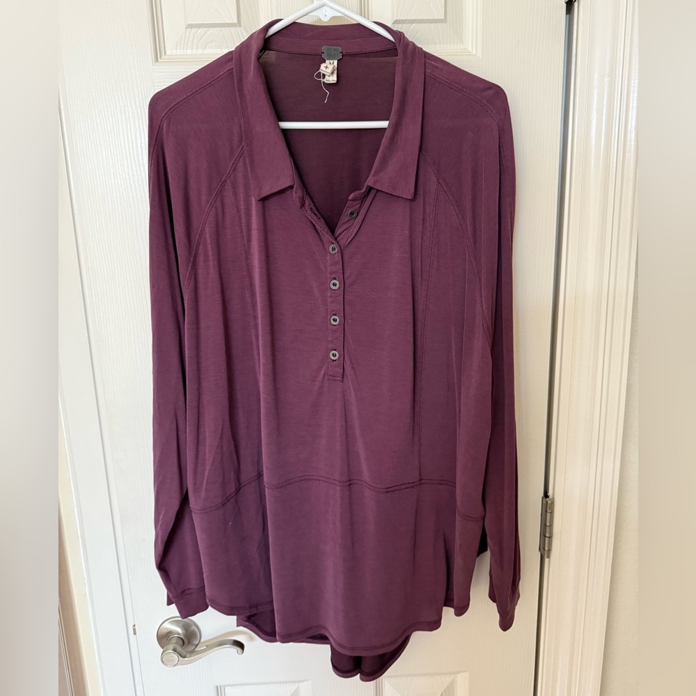 FREE PEOPLE soft henley tunic